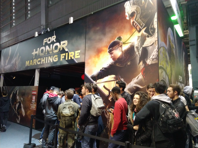 Paris Games Week 2018 for honor marching fire