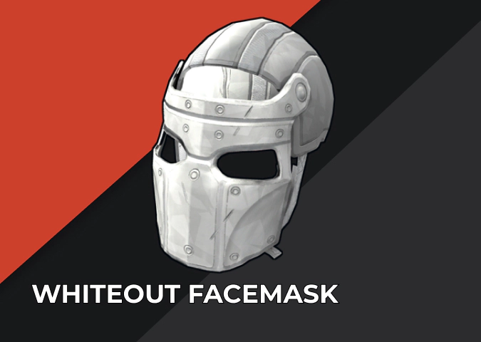 Whiteout Facemask Rust