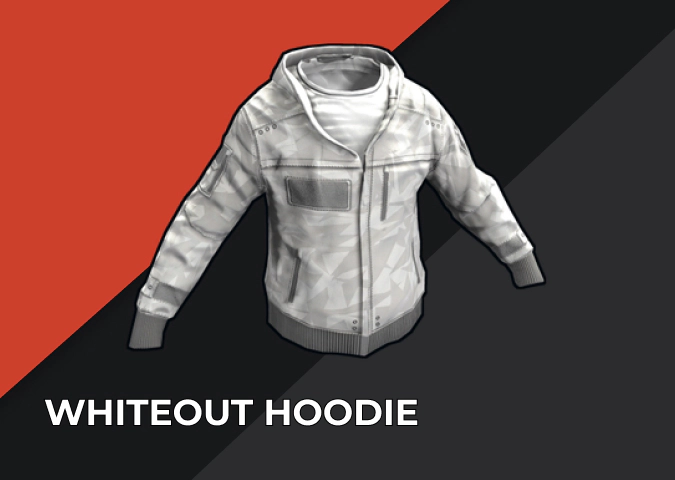 Rust Whiteout Hoodie