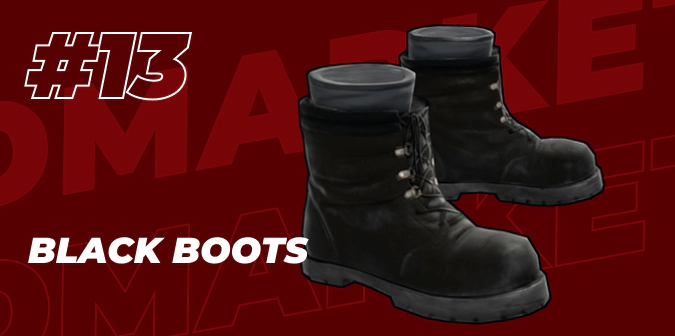 Black Boots in Rust