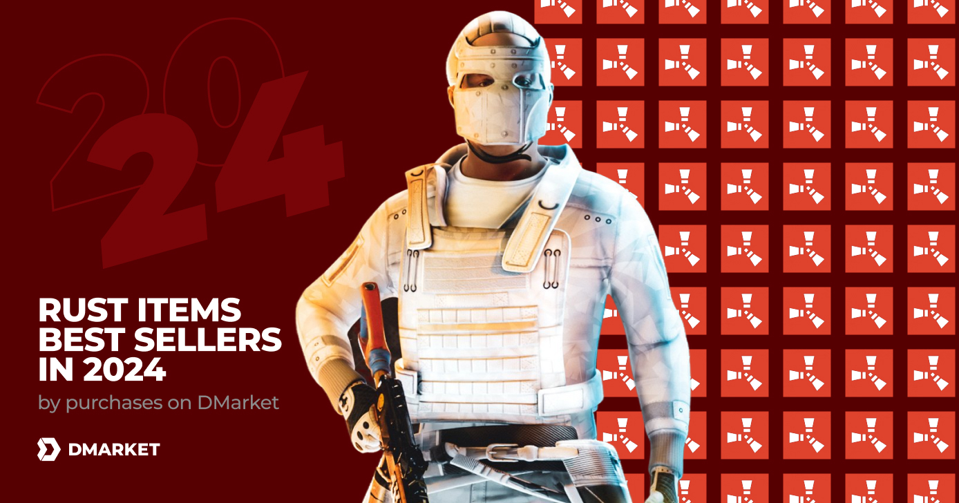 Rust Skins and Items Best Sellers in 2024 (By Purchases on DMarket)