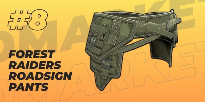 Forest Raiders Roadsign Pants in Rust