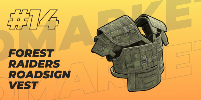 Forest Raiders Roadsign Vest in Rust