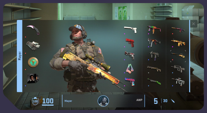 CS2 Spectator Loadout