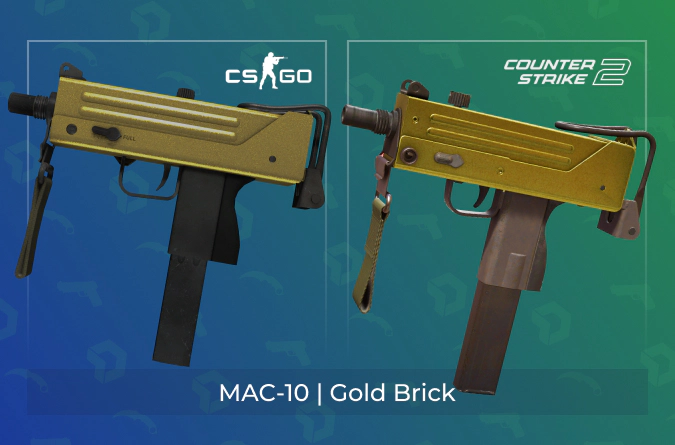 MAC-10 Gold Brick