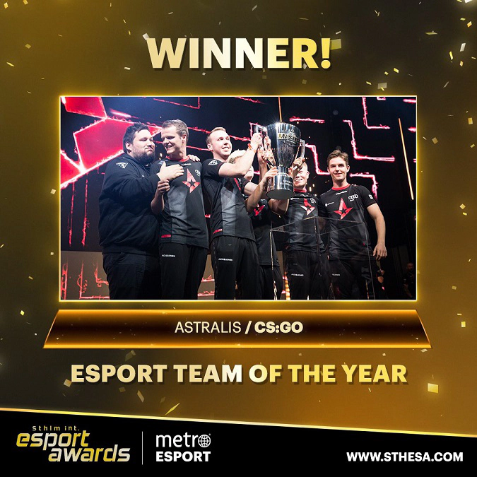 Astralis Esports Team of The Year 2018