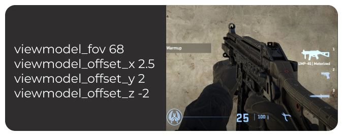 torzsi cs2 viewmodel settings