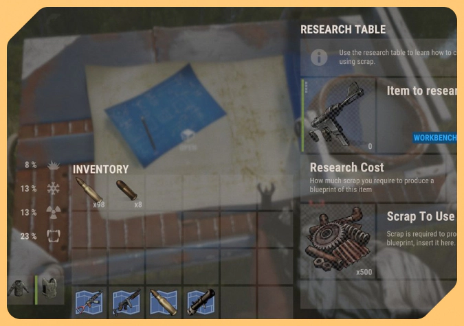 Rust inventory