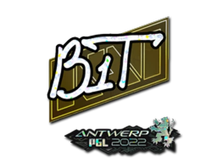 Sticker | b1t (Glitter) | Antwerp 2022 image