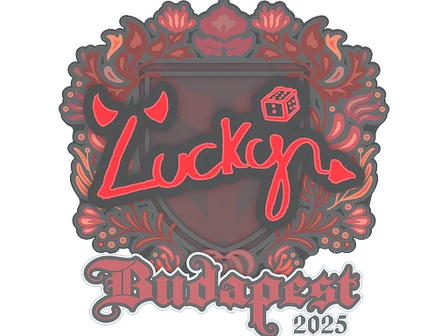Sticker | Lucky | Budapest 2025 image