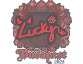 Sticker | Lucky | Budapest 2025 image