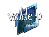 Sticker | v4lde (Foil) | Boston 2018 image