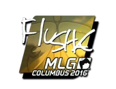 Sticker | flusha (Foil) | MLG Columbus 2016 image