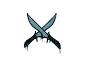 Sealed Graffiti | X-Knives (Wire Blue) image