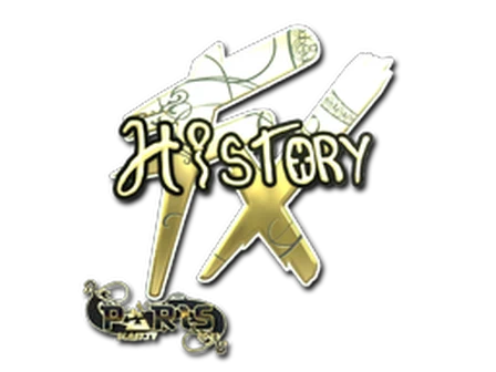 Sticker | History (Gold) | Paris 2023 image