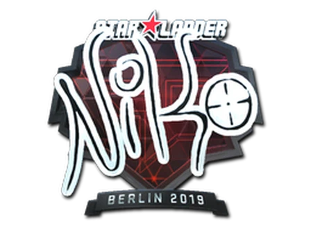 Sticker | NiKo (Foil) | Berlin 2019 image