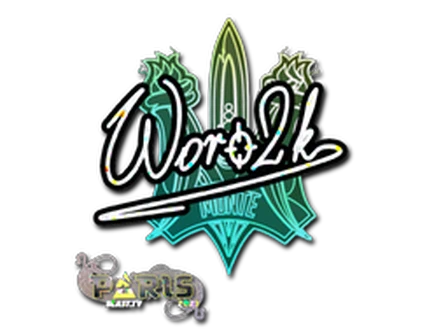 Sticker | Woro2k (Glitter) | Paris 2023 image