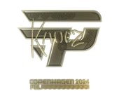 Sticker | kauez (Gold) | Copenhagen 2024 image