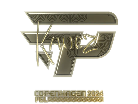 Sticker | kauez (Gold) | Copenhagen 2024 image