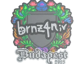 Sticker | brnz4n (Embroidered) | Budapest 2025 image