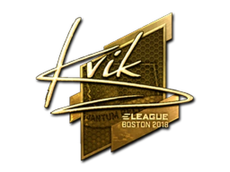 Sticker | Kvik (Gold) | Boston 2018 image