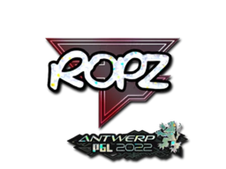 Sticker | ropz (Glitter) | Antwerp 2022 image