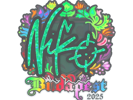 Sticker | NiKo (Holo) | Budapest 2025 image