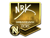 Sticker | NBK- (Gold) | Cluj-Napoca 2015 image