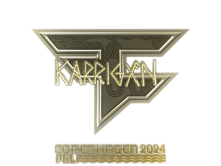 Sticker | karrigan (Gold) | Copenhagen 2024 image