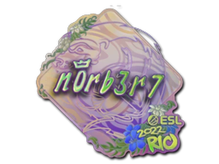 Sticker | n0rb3r7 (Holo) | Rio 2022 image
