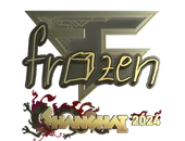 Sticker | frozen (Gold) | Shanghai 2024 image