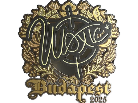 Sticker | woxic (Gold) | Budapest 2025 image