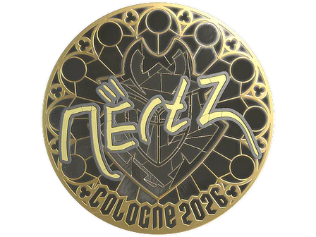 Sticker | NertZ (Gold) | Cologne 2026 image