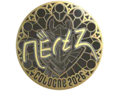 Sticker | NertZ (Gold) | Cologne 2026 image