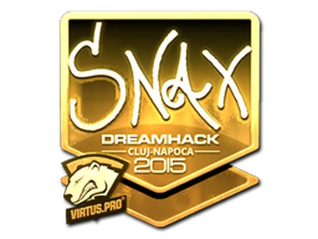 Sticker | Snax (Gold) | Cluj-Napoca 2015 image