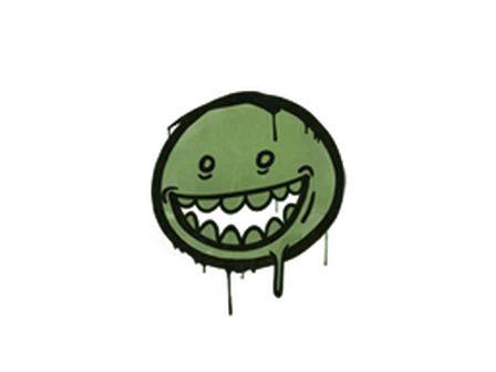 Sealed Graffiti | Mr. Teeth (Battle Green) image