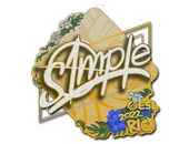 Sticker | s1mple | Rio 2022 image