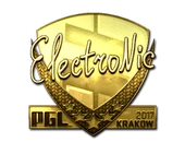 Sticker | electronic (Gold) | Krakow 2017 image