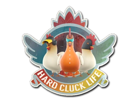 Sticker | Hard Cluck Life (Holo) image