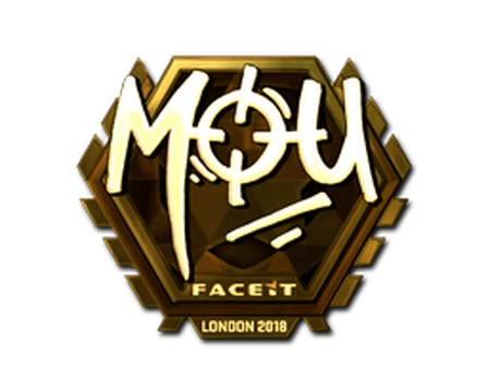 Sticker | mou (Gold) | London 2018 image