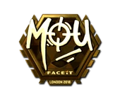Sticker | mou (Gold) | London 2018 image