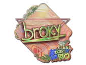 Sticker | broky (Holo) | Rio 2022 image