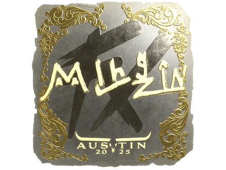 Sticker | mlhzin (Gold) | Austin 2025 image