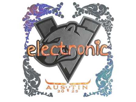 Sticker | electronic (Holo) | Austin 2025 image