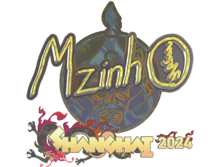 Sticker | mzinho (Holo) | Shanghai 2024 image