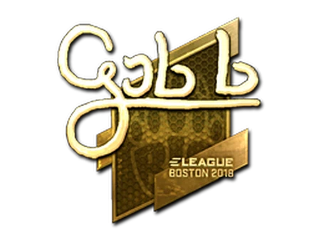 Sticker | gob b (Gold) | Boston 2018 image
