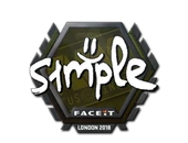 Sticker | s1mple | London 2018 image