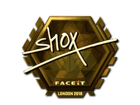 Sticker | shox (Gold) | London 2018 image