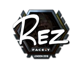 Sticker | REZ (Foil) | London 2018 image