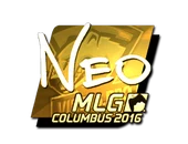 Sticker | NEO (Gold) | MLG Columbus 2016 image